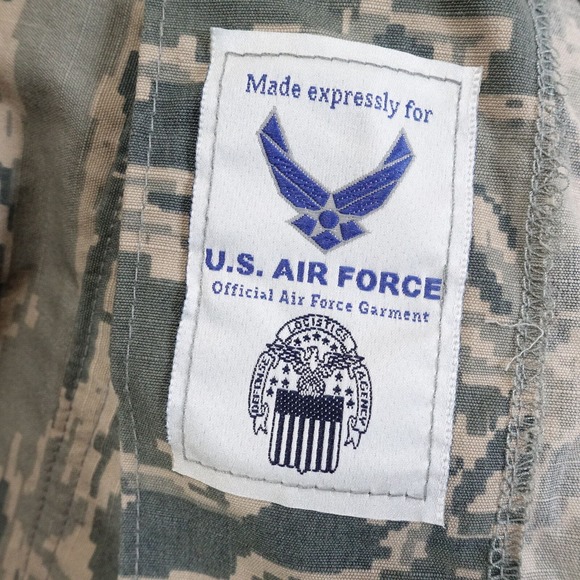 US AIR FORCE TIGER STRIPE CAMO UTILITY RIPSTOP COAT AMERICAN APPAREL 44S - Picture 6 of 7